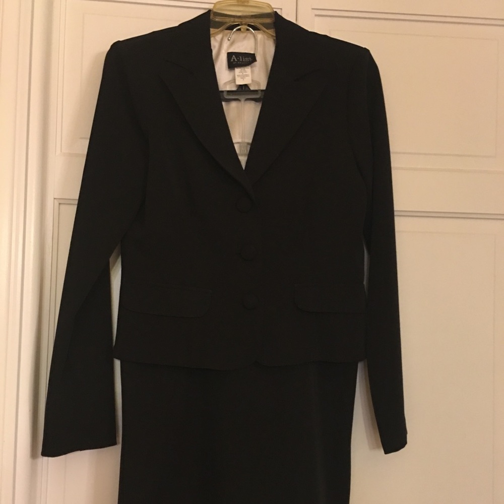 Black two piece set. A-List by Wrapper
